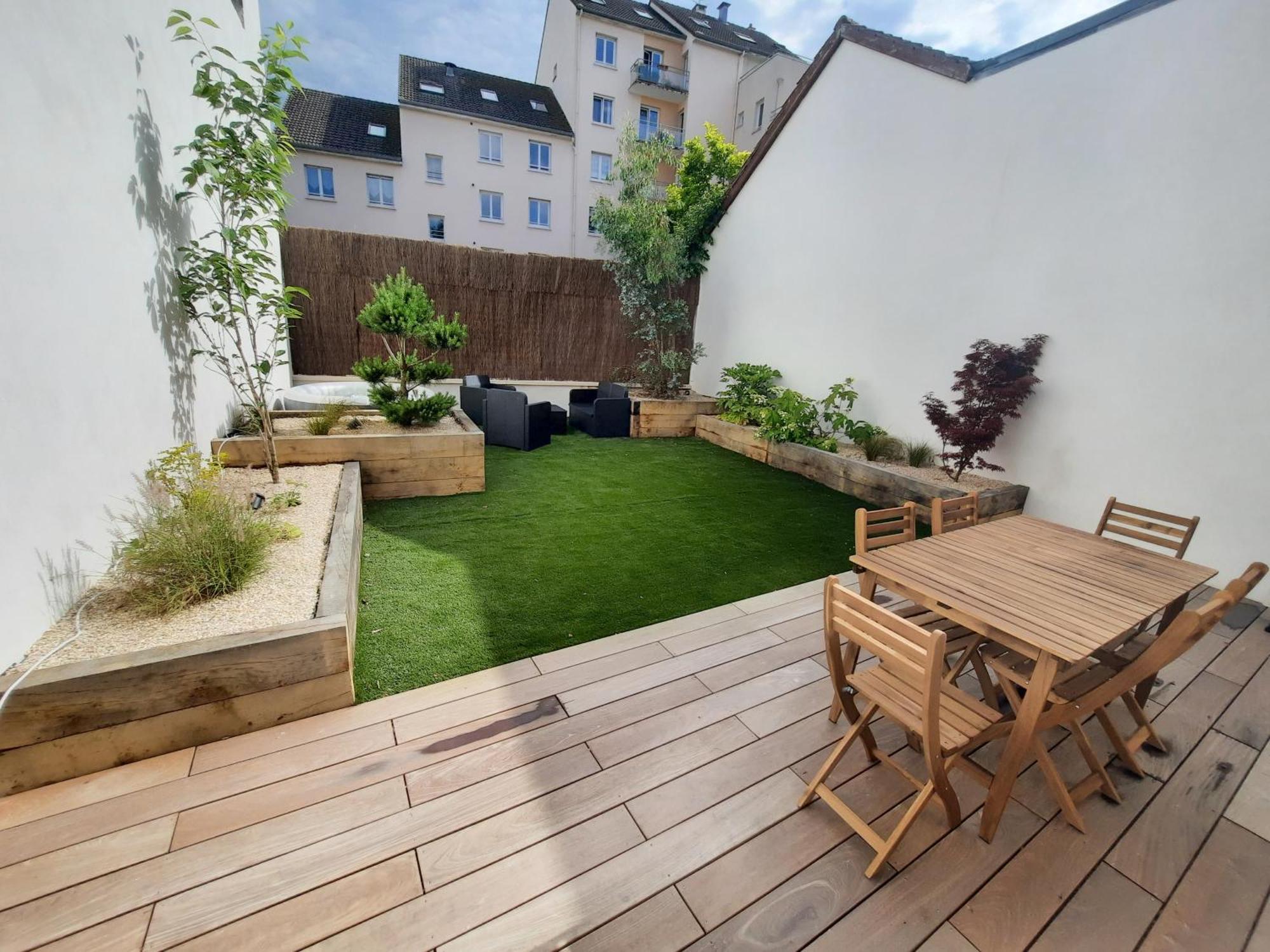L'Oasis - Maison Design Avec Jardin Et Spa Dijon Exterior foto